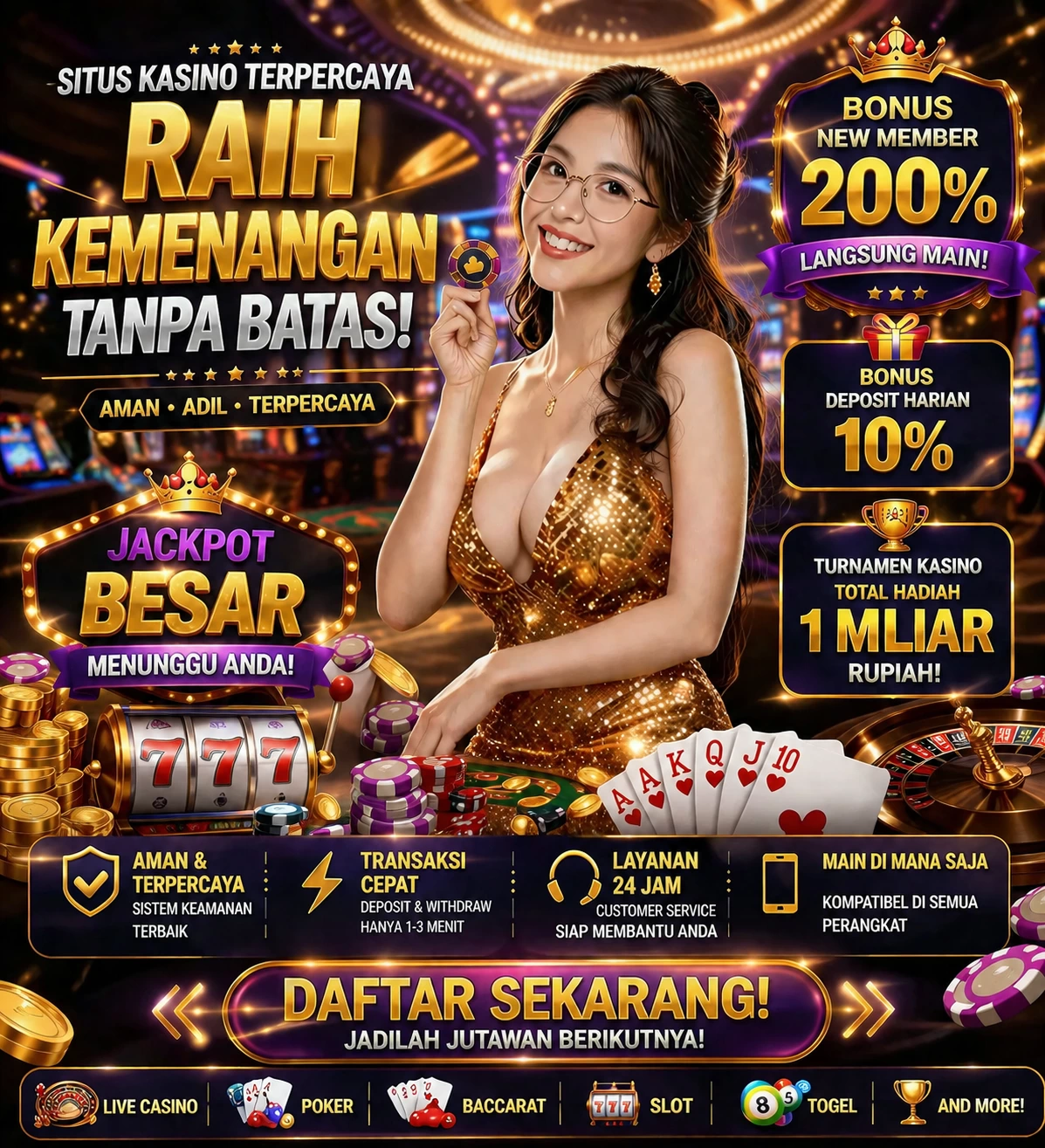 Roleta e blackjack 57game